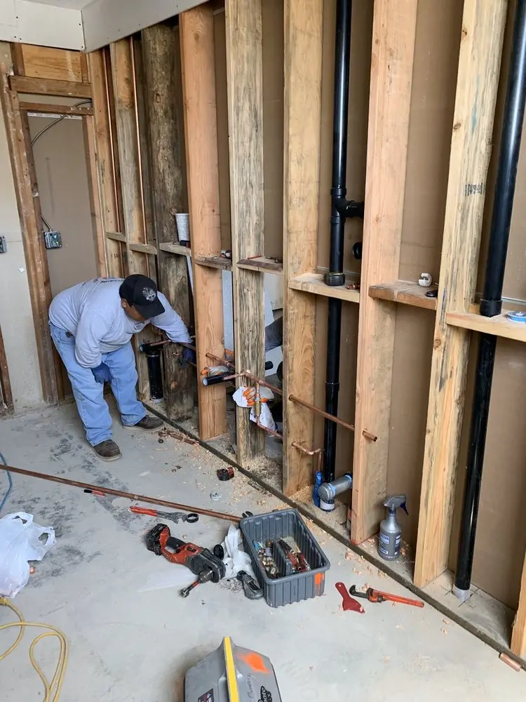 Commercial rough-in plumbing for Water Heater Replacement in South Meriden